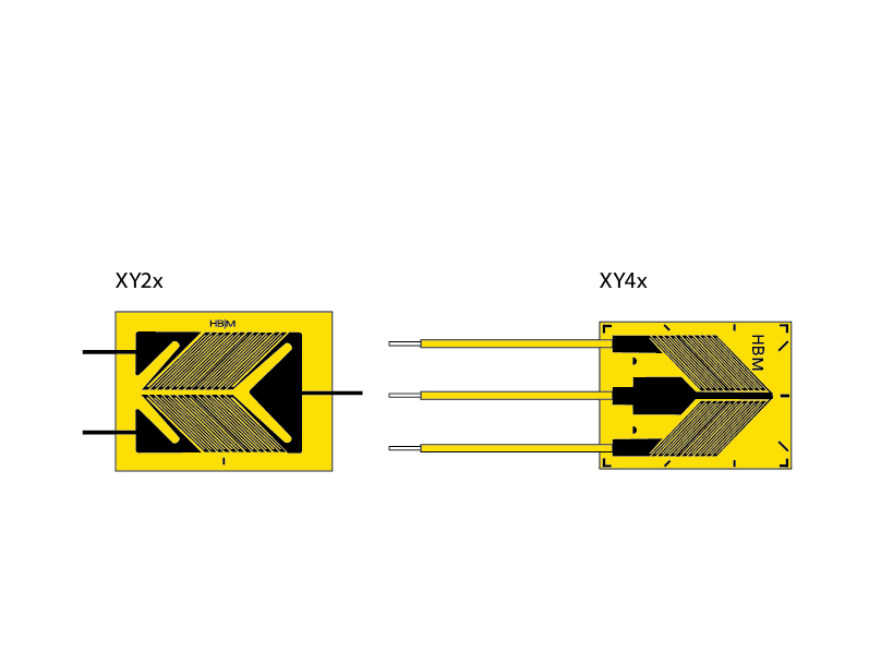 XY2 и XY4 тензорезисторы кручения-сдвига